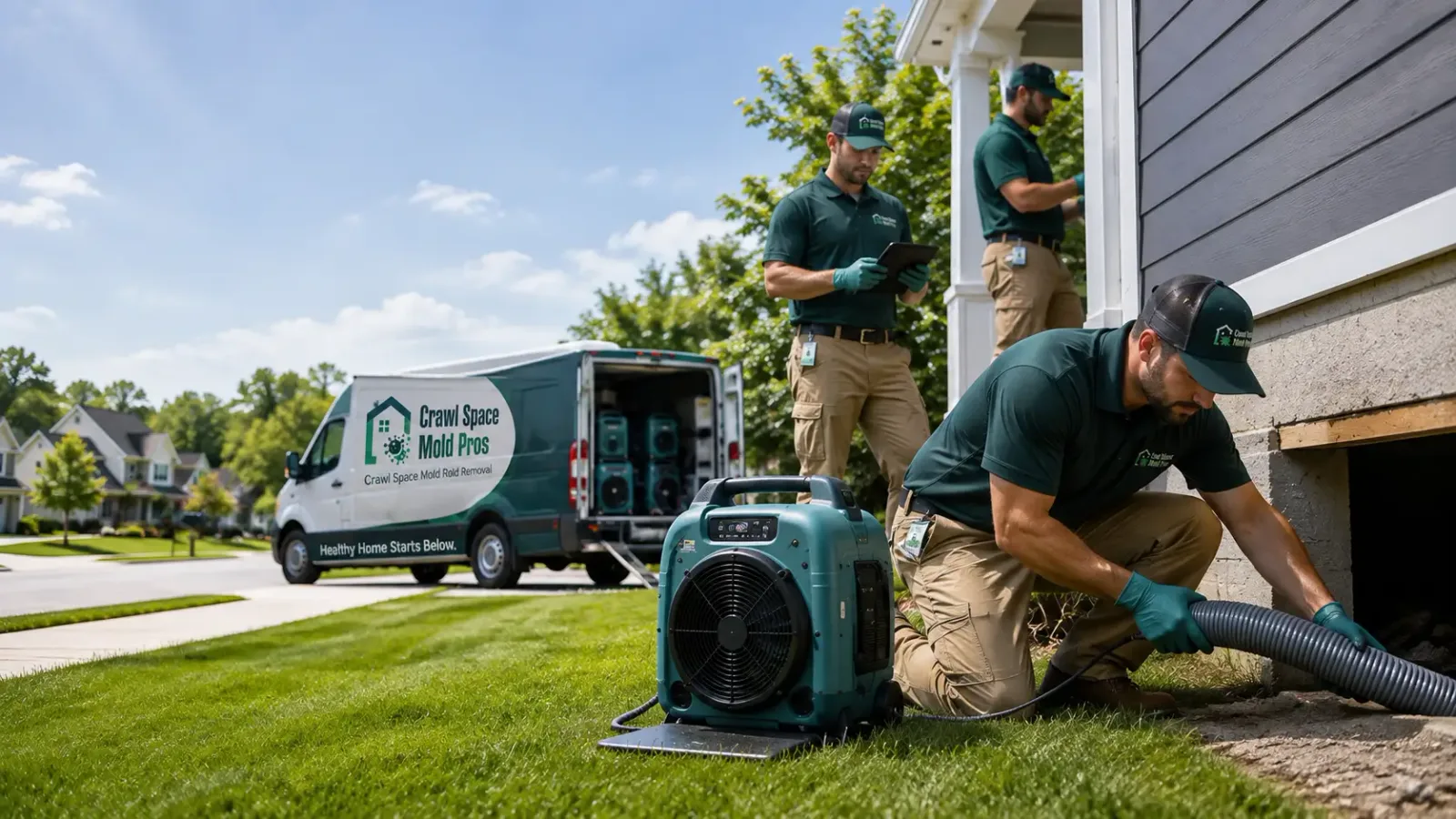 Crawl Space Mold Removal in Welton, IA